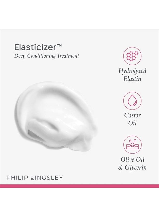 Elasticizer Deep-Conditioning Hair Mask Repair Treatment for Dry Damaged Colored Bleached All Hair Types Deeply Conditions Adds Bounce and Shine, 16.9 oz