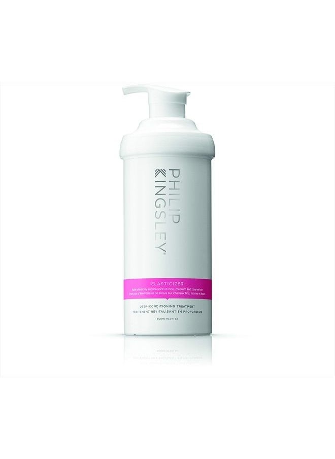 Elasticizer Deep-Conditioning Hair Mask Repair Treatment for Dry Damaged Colored Bleached All Hair Types Deeply Conditions Adds Bounce and Shine, 16.9 oz