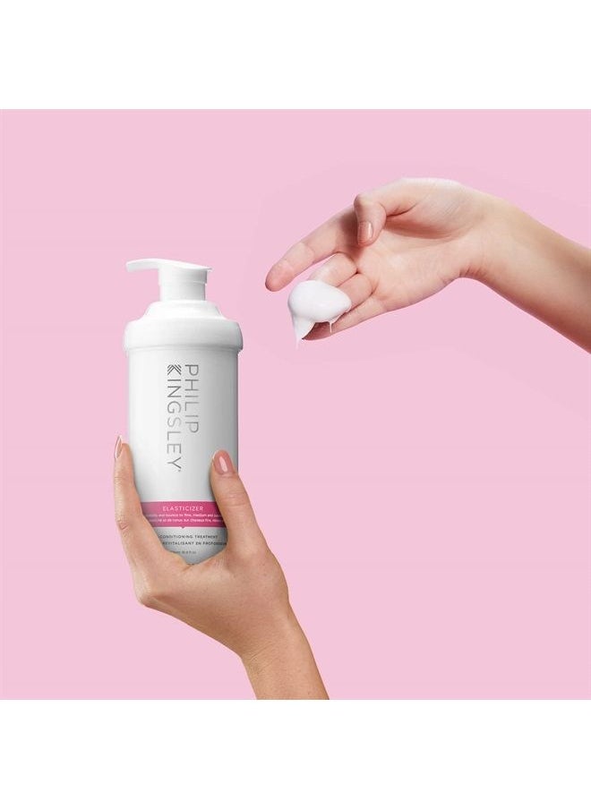 Elasticizer Deep-Conditioning Hair Mask Repair Treatment for Dry Damaged Colored Bleached All Hair Types Deeply Conditions Adds Bounce and Shine, 16.9 oz