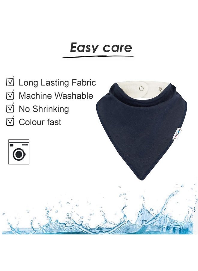 Lovjoy - Large Bandana Bibs - Special Needs Bibs - For Older Children, Youth And Adults - Practical, Absorbent And Stylish (Set 08) - Image 1