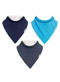 Large Bandana Bibs - Special Needs Bibs - For Older Children, Youth And Adults - Practical, Absorbent And Stylish (Set 08)