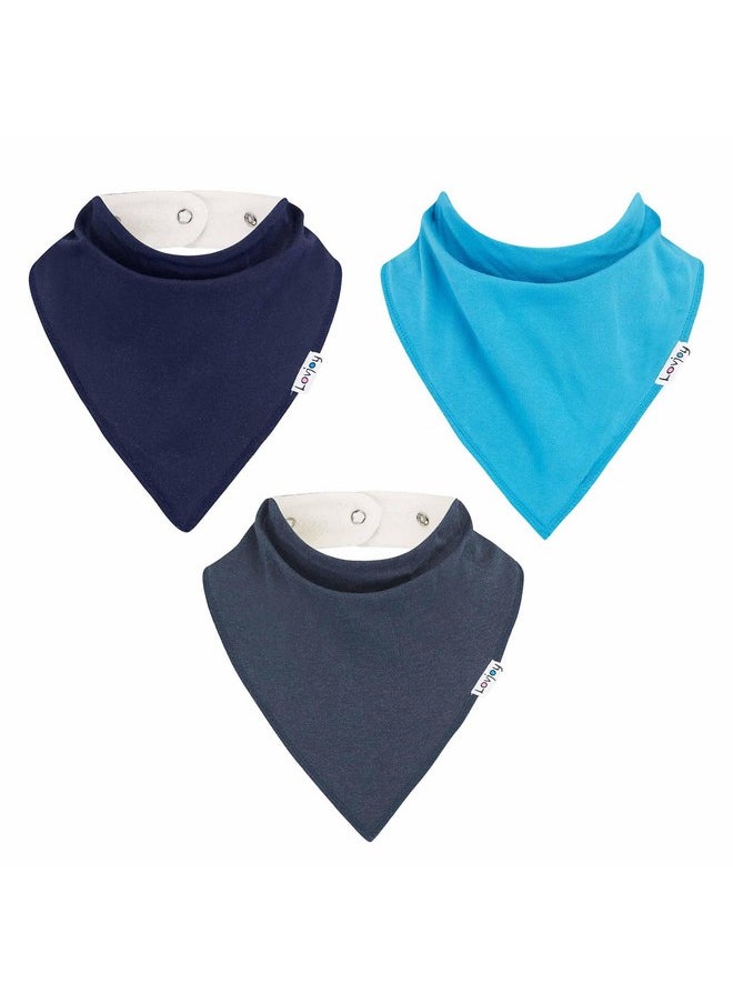 Lovjoy - Large Bandana Bibs - Special Needs Bibs - For Older Children, Youth And Adults - Practical, Absorbent And Stylish (Set 08) - Image 1