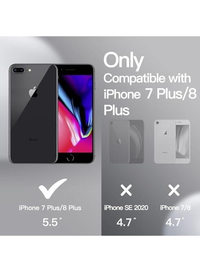 Jetech Silicone Case For Iphone 7 Plus Iphone 8 Plus 5.5 Inch Silky Soft Touch Full Body Protective Case Shockproof Cover With Microfiber Lining Black - Image 2