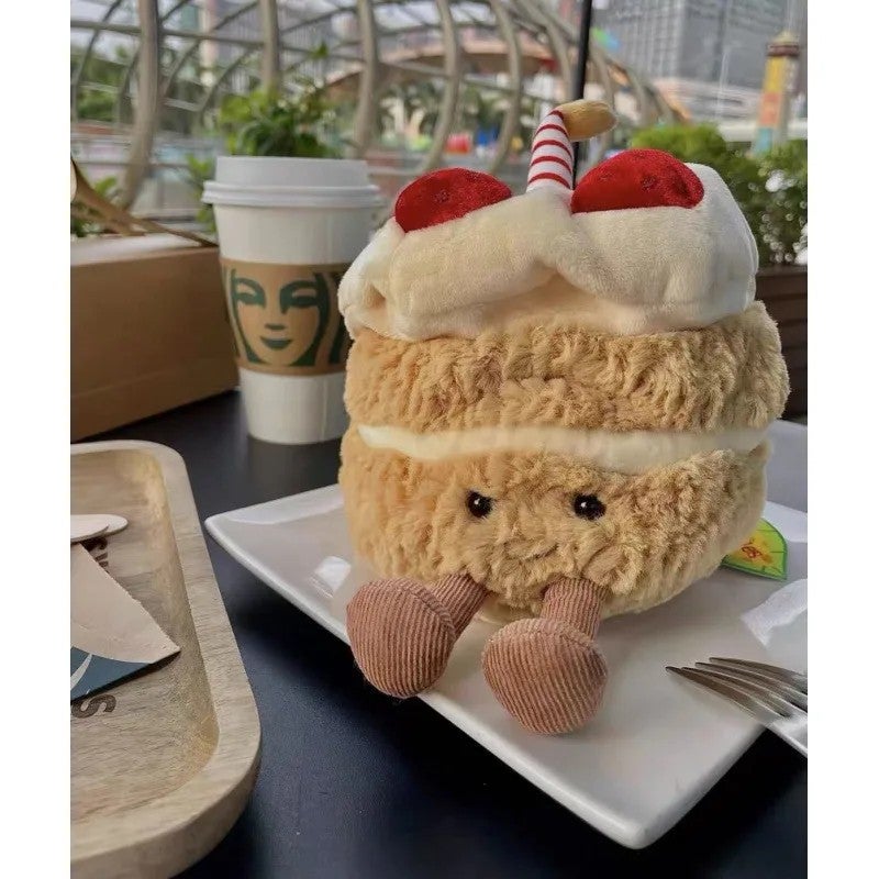 Y&D JC UK Jellycats Style 1on1 Super Soft Plush Toy Curly Animals Birthday Cake Penguin Age 14+ - Image 1