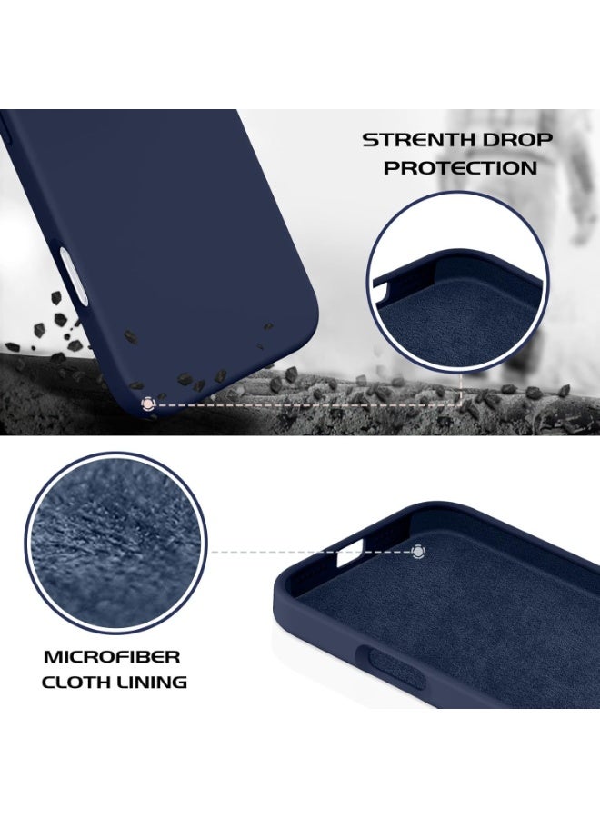 MUNTAQI Silicone Case for iPhone 13 Pro Max – Soft Touch Liquid Silicone OG Cover with Microfiber Lining, Shockproof Slim Protective Case for iPhone 13 Pro Max 6.7", Anti-Scratch, Wireless Charging Compatible - Image 4