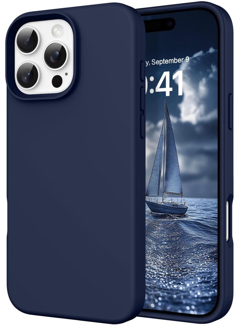 MUNTAQI Silicone Case for iPhone 13 Pro Max – Soft Touch Liquid Silicone OG Cover with Microfiber Lining, Shockproof Slim Protective Case for iPhone 13 Pro Max 6.7", Anti-Scratch, Wireless Charging Compatible - Image 1