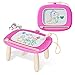Kikidex Toddler Toys for 13 Years Sturdy Magnetic Doodle Board Reusable No Mess Educational Learning Toys for Kids Birthday Rose - Image 4