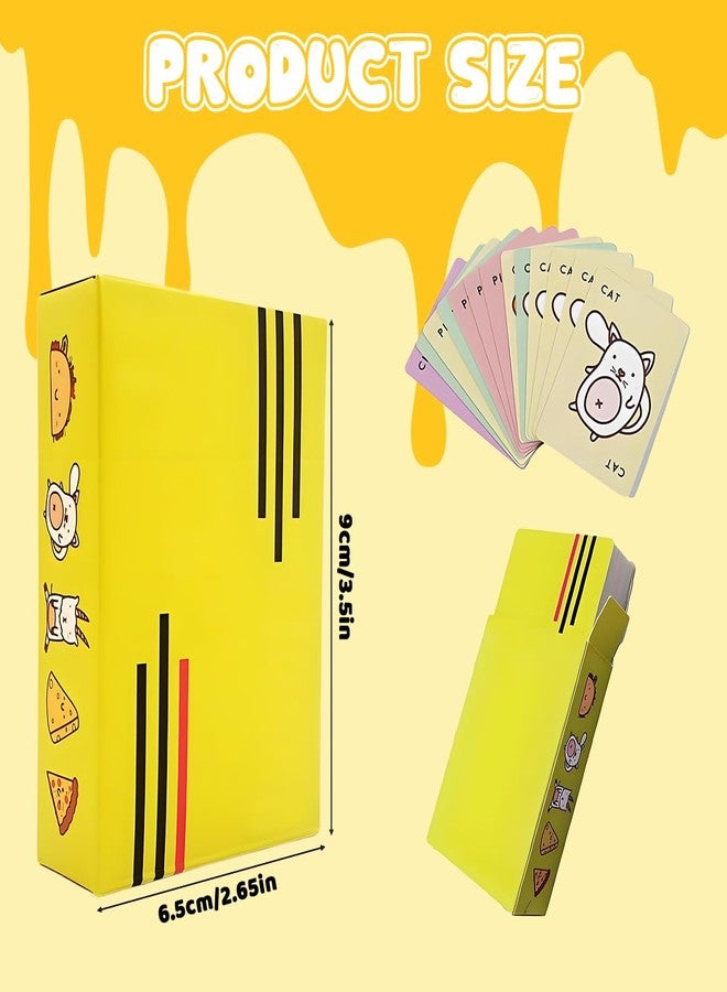 PATPAT® Taco Cat Goat Cheese Pizza Card Game for Kids Hilarious Fast-Paced Party Games for Families, Kids, Teens, and Adults Fun Reaction and Slap Game for 3 to 8 Players, for Game Night and Travel - Image 2