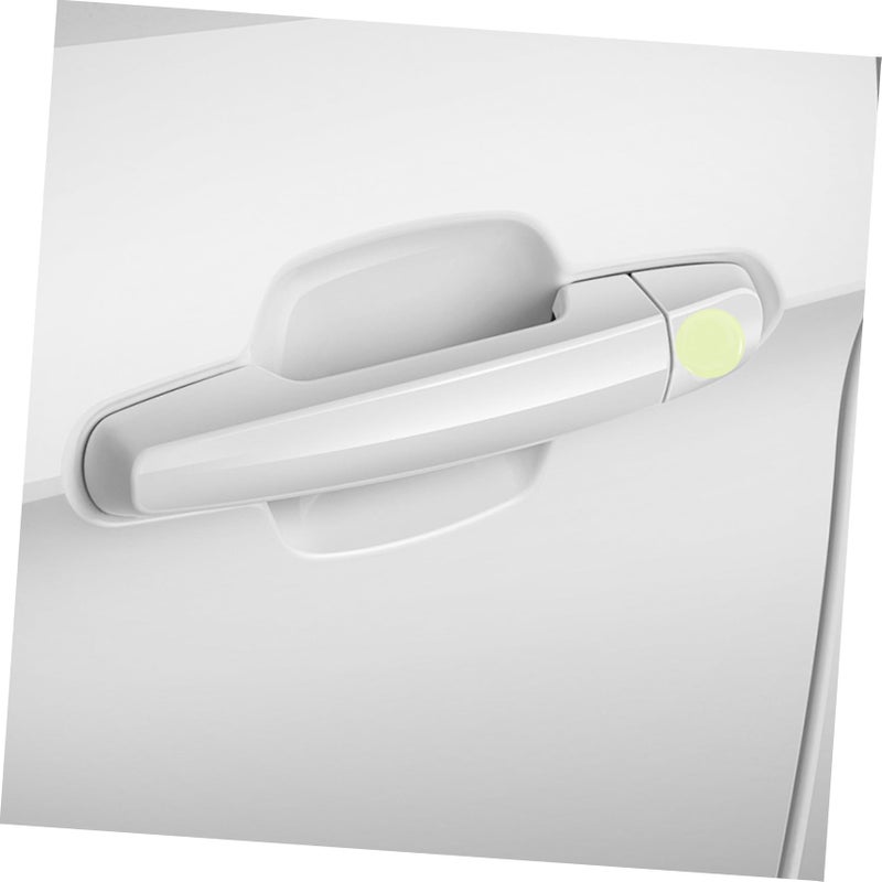 4Pcs Dark Car Keyhole Cover Sticker Door Lock Protector Decal Automotive Decoration - Image 5