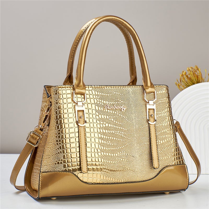 Handbag Women'S Fashionable New Trendy Crossbody Bag Large Capacity Retro All-Match Style Shoulder Bag Texturized - Image 1