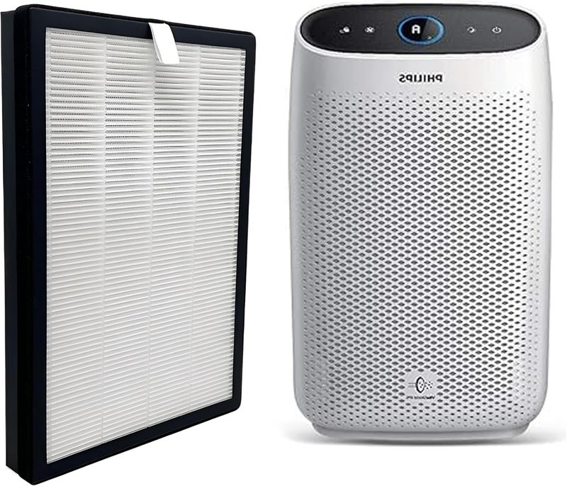 finehepa فلتر استبدال متوافق مع مكيف الهواء Philips AC1215 أو 1217، أو مع فلتر تنقية الهواء HEPA FY1410 من سلسلة 1000. - Image 1