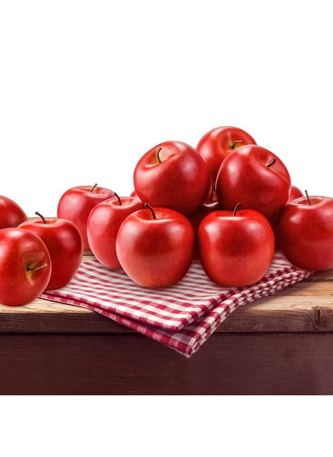 MotBach Artificial Apples 12Pcs Artificial Fruits Faux Apples Foam Plastic Apple Decorative Fruits Fake Fruits Red Apples Lifelike Simulation For Home House Kitchen Party Photography Decoration  - Image 5