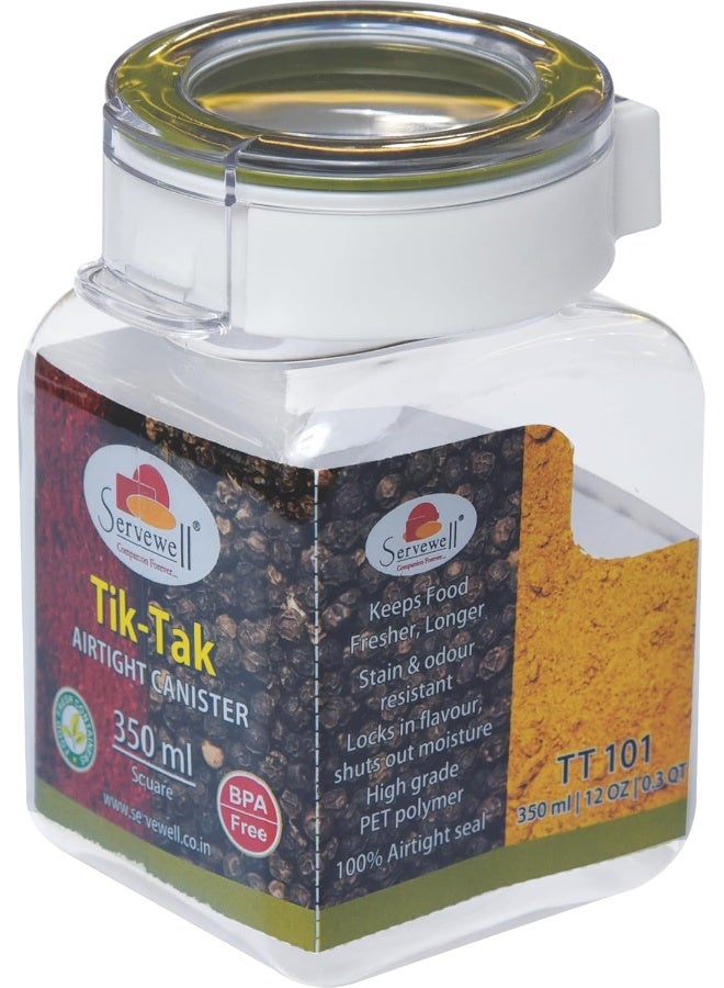 Servewell Servewell Tik Tak Sqr Canister 350Ml (Tt 101)