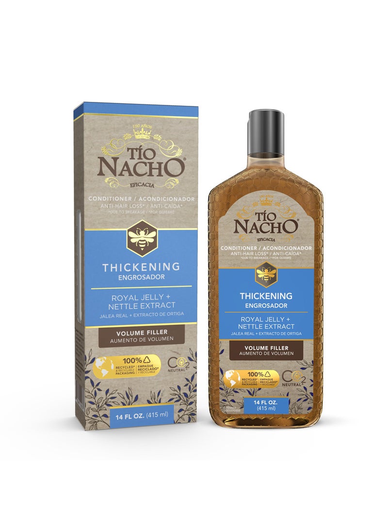 Tio Nacho Tio Nacho Anti Hair Loss Thickening Volume Filler Conditioner with Royal Jelly & Rosemary, Volumizing and Body-Boosting Hair Care, 14 Fluid Ounces 