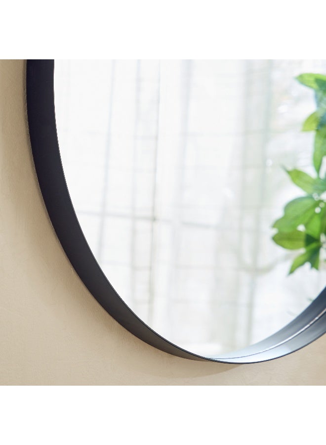 Home Box Classic Round Mirror - Black - 80x80 cm - Image 3