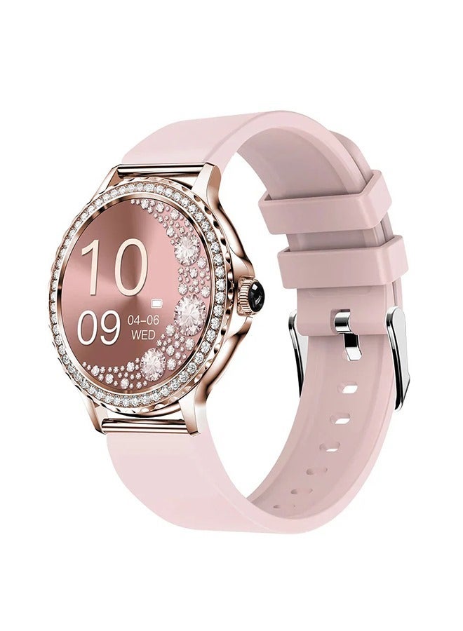 آي كروز ساعة برونتو سيليستيا الذكية بشاشة لمس مقاس 1.27 بوصة، مكالمات بلوتوث، مساعد صوتي، أكثر من 100 واجهة ساعة، أكثر من 30 وضع رياضي، مراقبة صحية، ومقاومة للماء بمعيار IP67 - Image 1