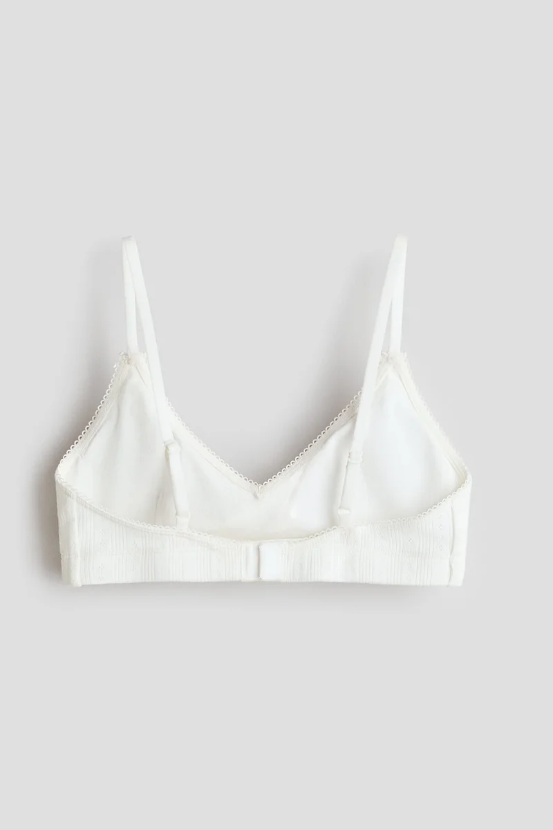 H&M Padded cotton crop top