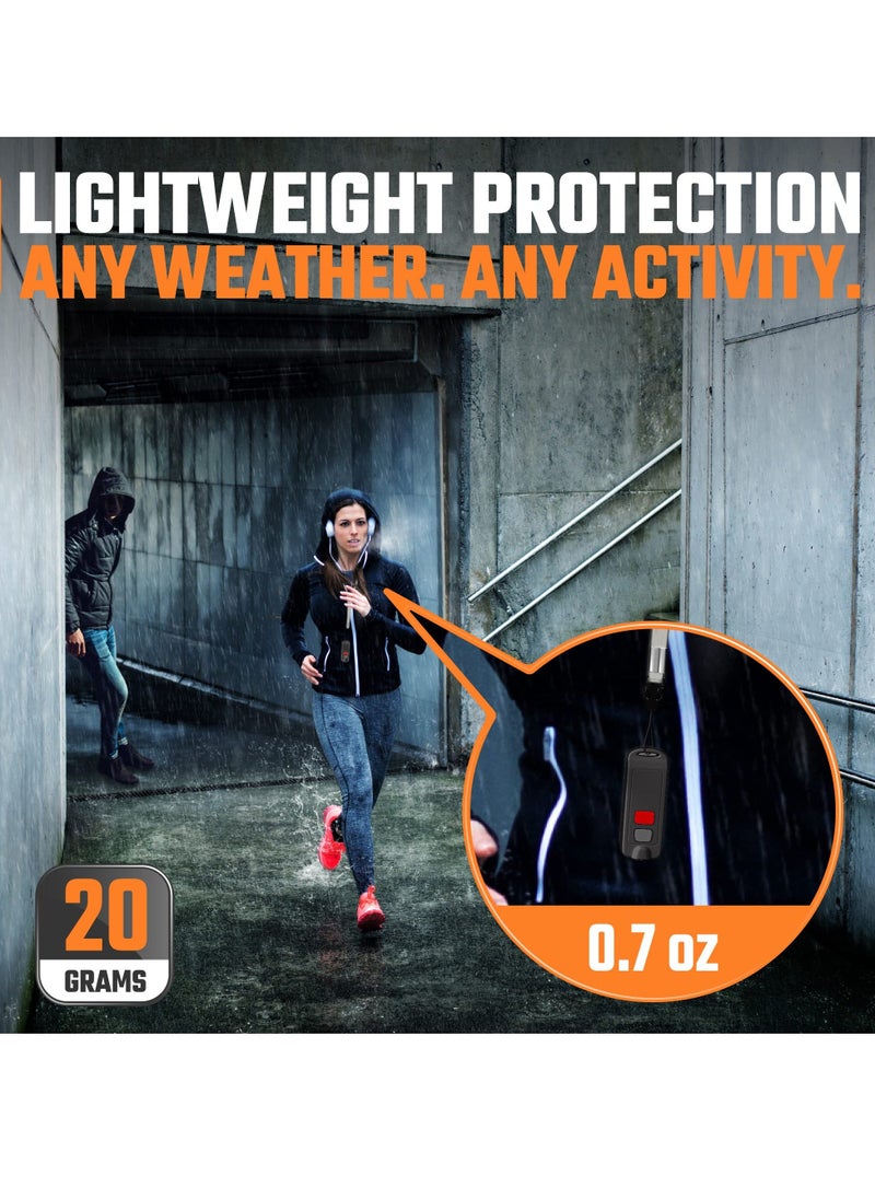 Y&D Self Defense Alarm Keychain for Women, Personal Children, & Elderly, 130 dB Loud Siren with LED Strobe Light, USB Rechargeable Waterproof Safety Alert Device  - Image 2