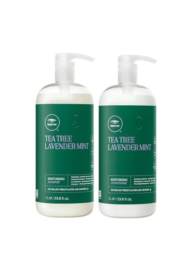 Tea Tree Lavender Mint Shampoo and Conditioner Duo Set - Image 1