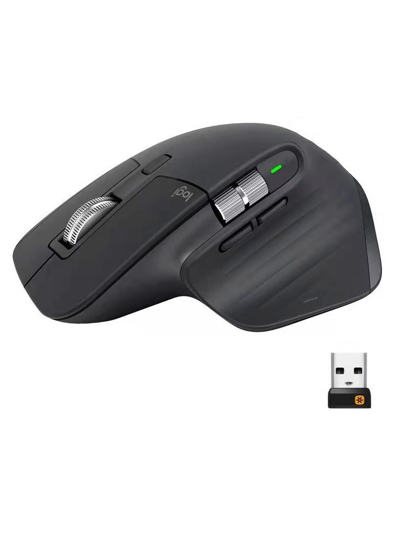 MX Master 3 Wireless Performance Mouse With Ultra Fast Scrolling BLACK  - Image 1
