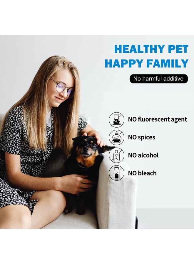 Opula Dog Eye Wipes Biodegradable 300 Count, Cat Dog Eye Cleaner, Pet Tear Stain Remover Wipes, Dog Eye Cleaning Wipes, Eye Cleaner Pads, Unscented Gentle Pet Tear Wipe - Image 4