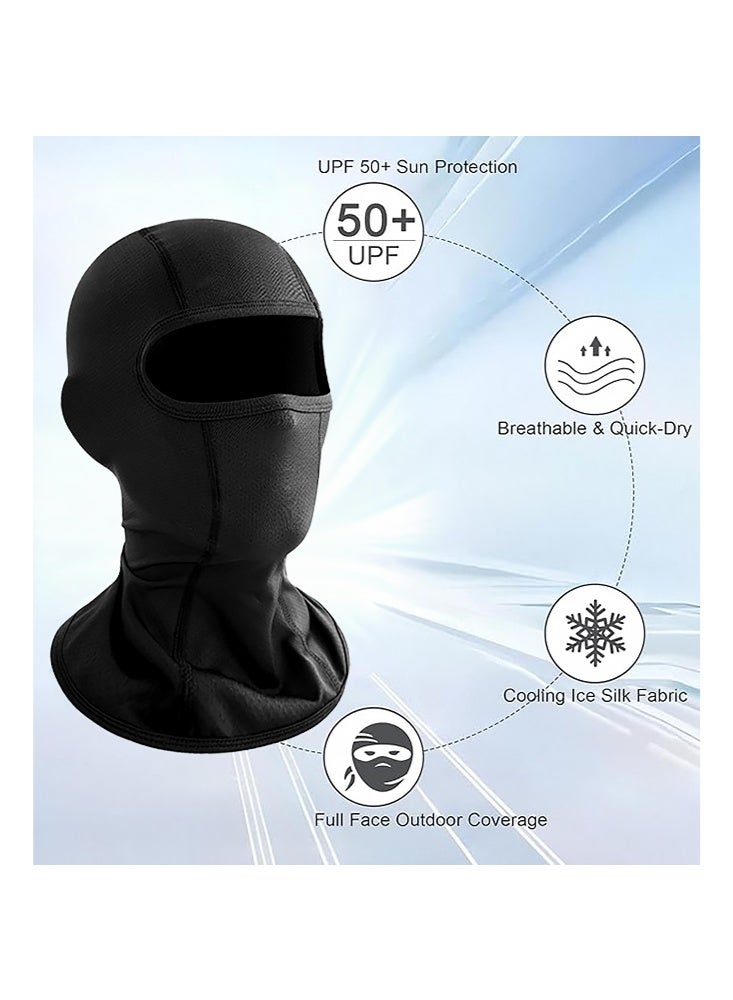 Balaclava Face Mask,Breathable Mesh Tactical Balaclava Quick-Dry Ice Silk Outdoor Motorcycle Riding Dustproof, Face Cover Cooling Neck Gaiter UV Protector Mask for Men and Women - Image 5