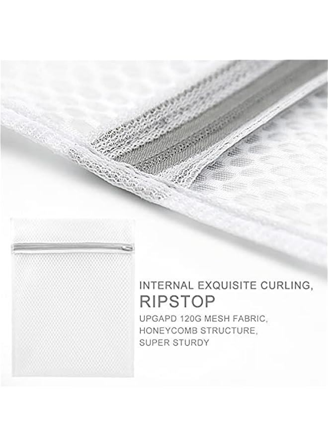 3Pcs Durable Honeycomb Mesh Laundry Bags for Delicates 9 x 12 Inches (3 Small) - Image 4