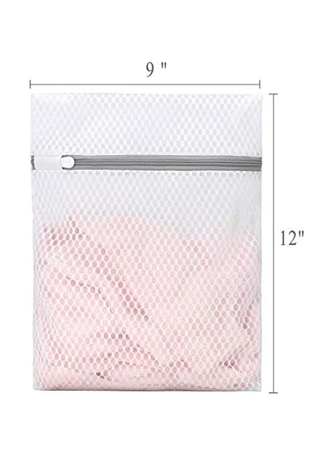 3Pcs Durable Honeycomb Mesh Laundry Bags for Delicates 9 x 12 Inches (3 Small) - Image 5