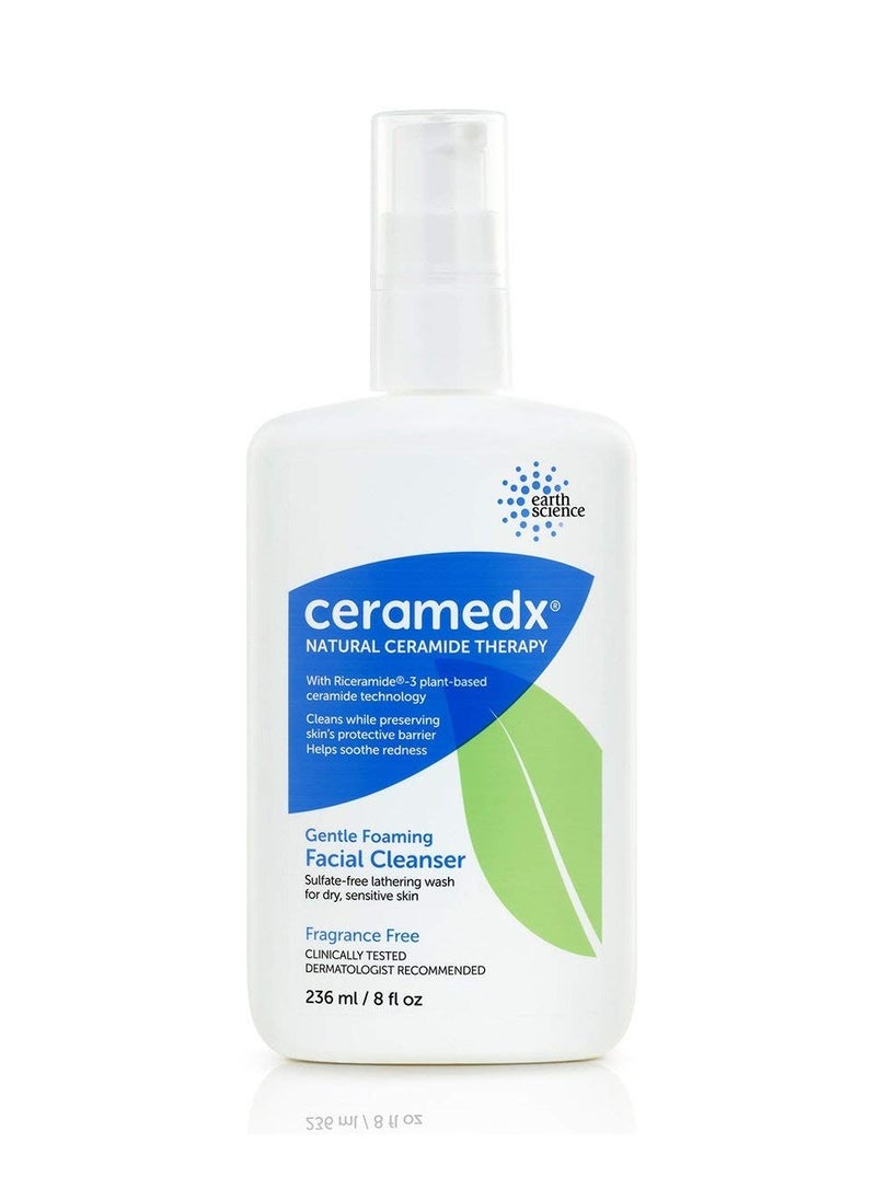 Ceramedx - Ceramedx – Gentle Foaming Facial Cleanser | Natural Ceramide Cleanser for Dry, Sensitive Skin | Cruelty Free, Vegan & Fragrance Free | 8 fl oz - Image 1