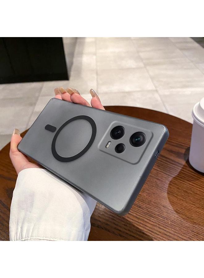 اس-توب جراب لهاتف Redmi Note 12 Pro+ 5G، جراب هاتف كمبيوتر شخصي بفتحة دقيقة وغطاء ثلجي MagSafe - Image 1