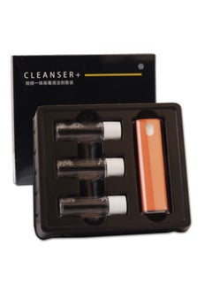 One Spray Wipe Screen Cleaner Mobile Phone Digital LCD Screen Cleaning Kit Screen Cleaner-Color:Orange (spray Wipe One + Shell +3 Bottles Of Replacement Liquid)
