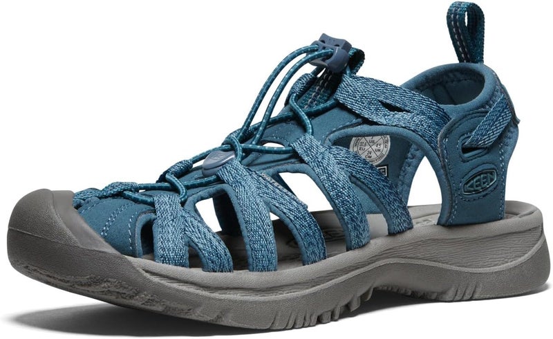 KEEN Women's Whisper Closed Toe Adventure Sandals - Smoke Blue - Image 1