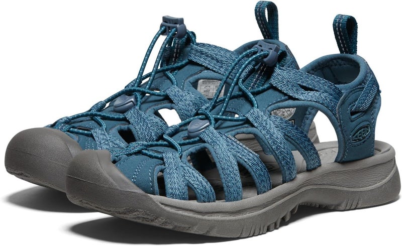 KEEN Women's Whisper Closed Toe Adventure Sandals - Smoke Blue - Image 4