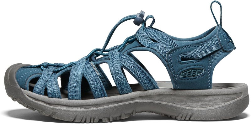 KEEN Women's Whisper Closed Toe Adventure Sandals - Smoke Blue - Image 3