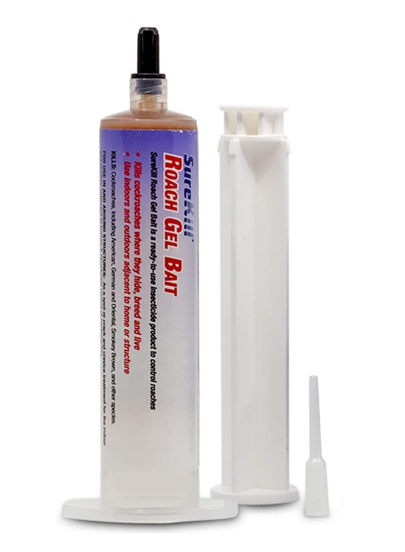 Neogen Sure Kill Cockroach Gel Bait- Cockroach Killer Indoor Infestation- Kill Roaches Indoor and Outdoor- Perfect Household Solution 40 Gram 1 Tube - Image 1