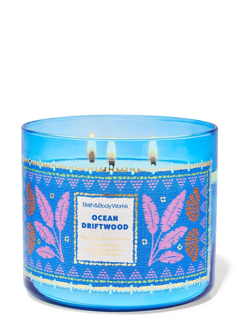 Bath & Body Works Ocean Driftwood 3-Wick Candle