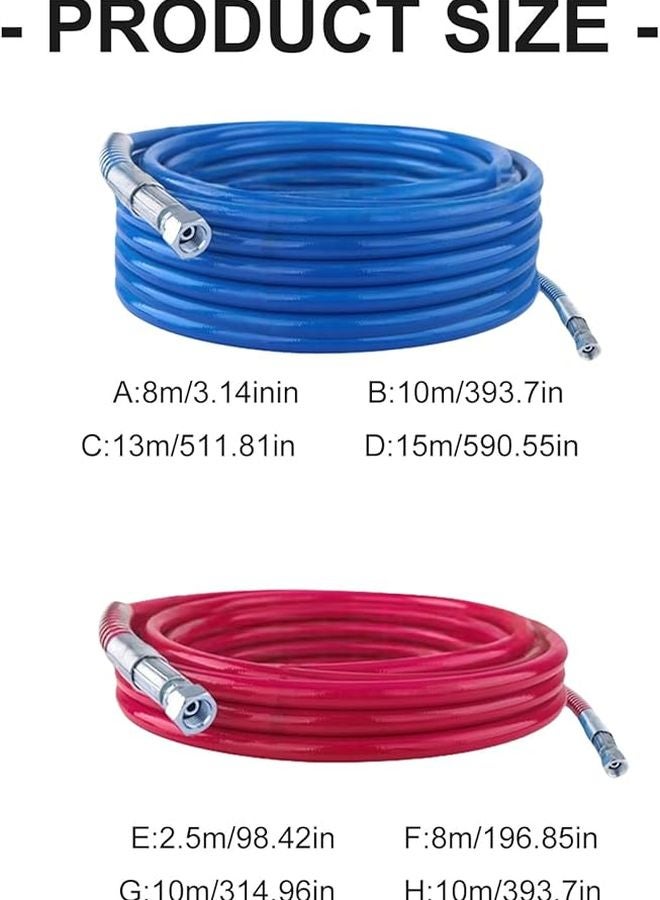 أداة إزالة انسداد أنابيب تصريف المياه عالية الضبط مقاس 8 أمتار للاستخدام الشاق للبانيو والمغسلة والاستحمام - Image 4