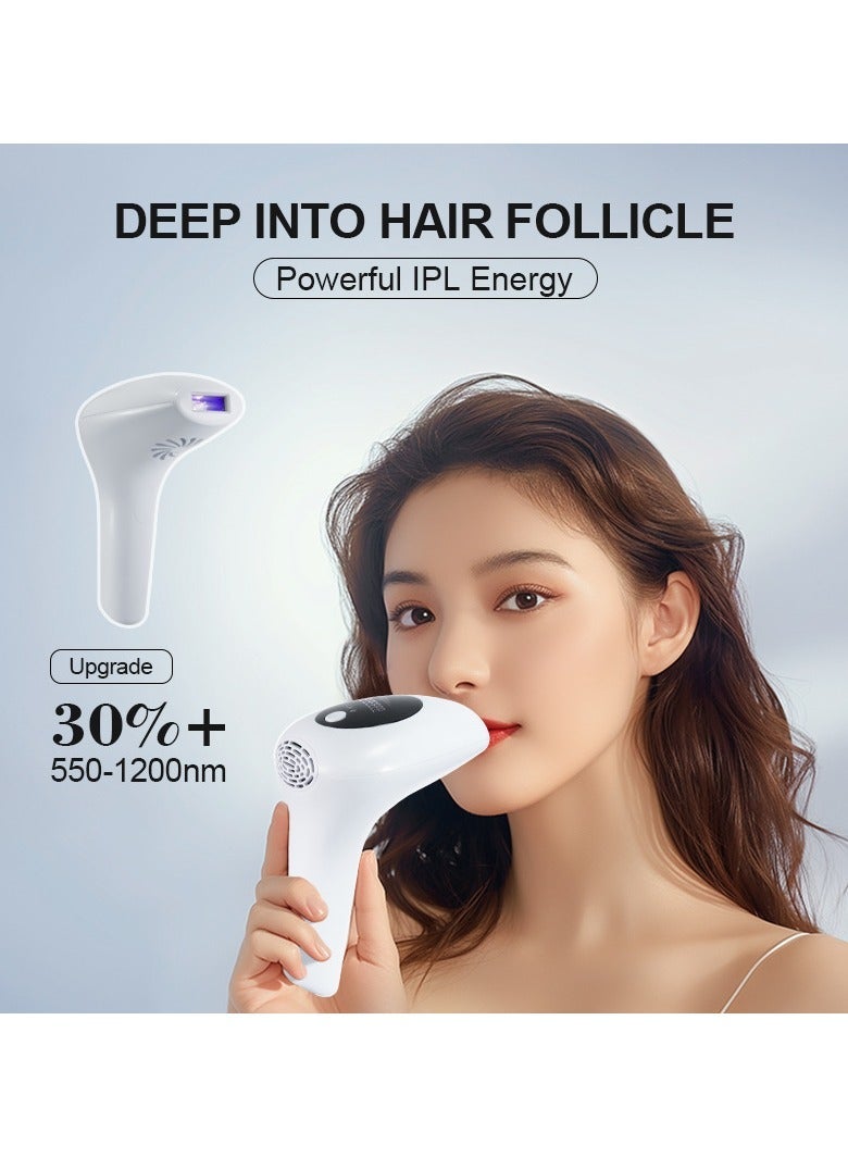 Hair removal device handheld laser hair removal device home ladies painless hair removal armpit hair removal whole body epilator English plug - Image 2