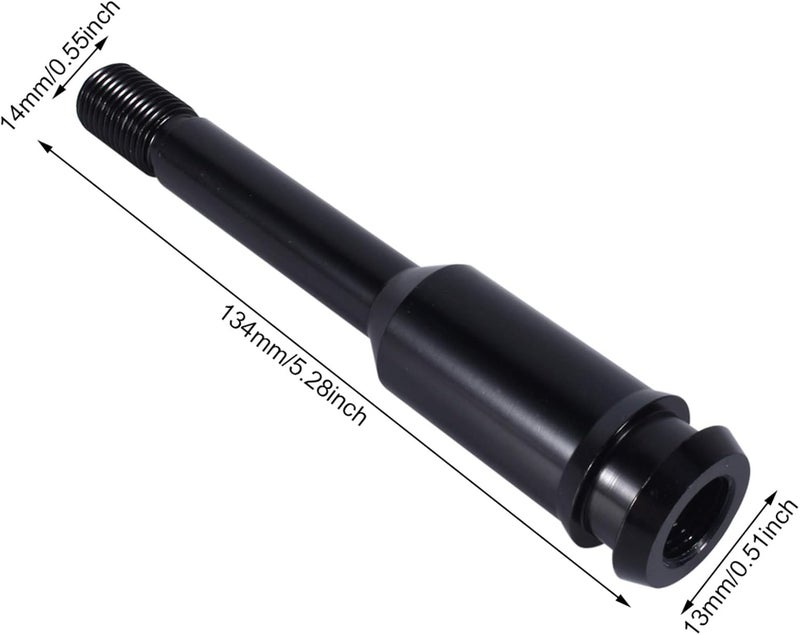 Akozon Reminnbor gear stick extension + Shift Knob Extender 5" Car Straight Gear Shifter Lever Extension for T4 1990-2003 Black - Image 5
