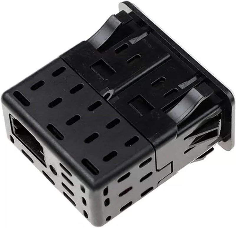 محول USB متعدد الأجهزة للشحن مع مقبس USB ومنفذ USB لضمان شحن آمن وسريع للسيارات مع حماية من التيار الزائد USB - Image 3