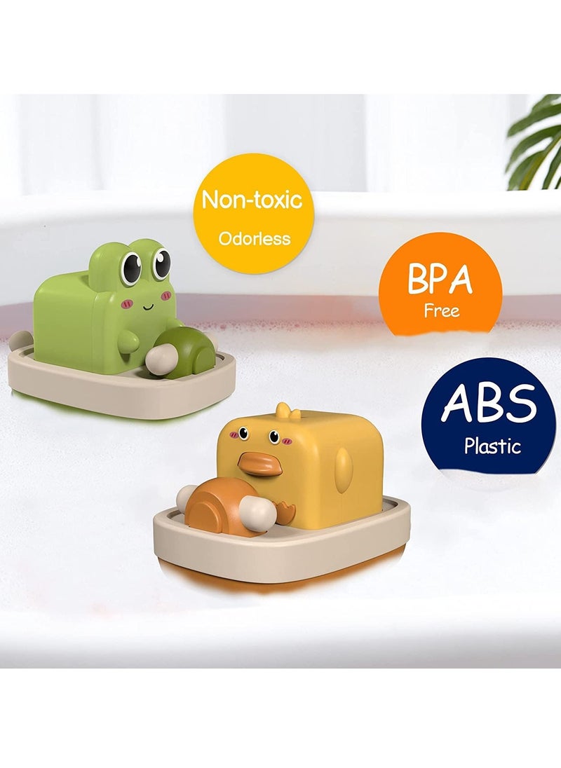Excefore - Baby Bath Toys Floating Wind-up Toys Swimming Pool Games Water Play Gift for Bathtub Shower Beach Infant Toddlers Kids Boys Girls Age 1 2 3 4 5 6 Years Old - Image 1