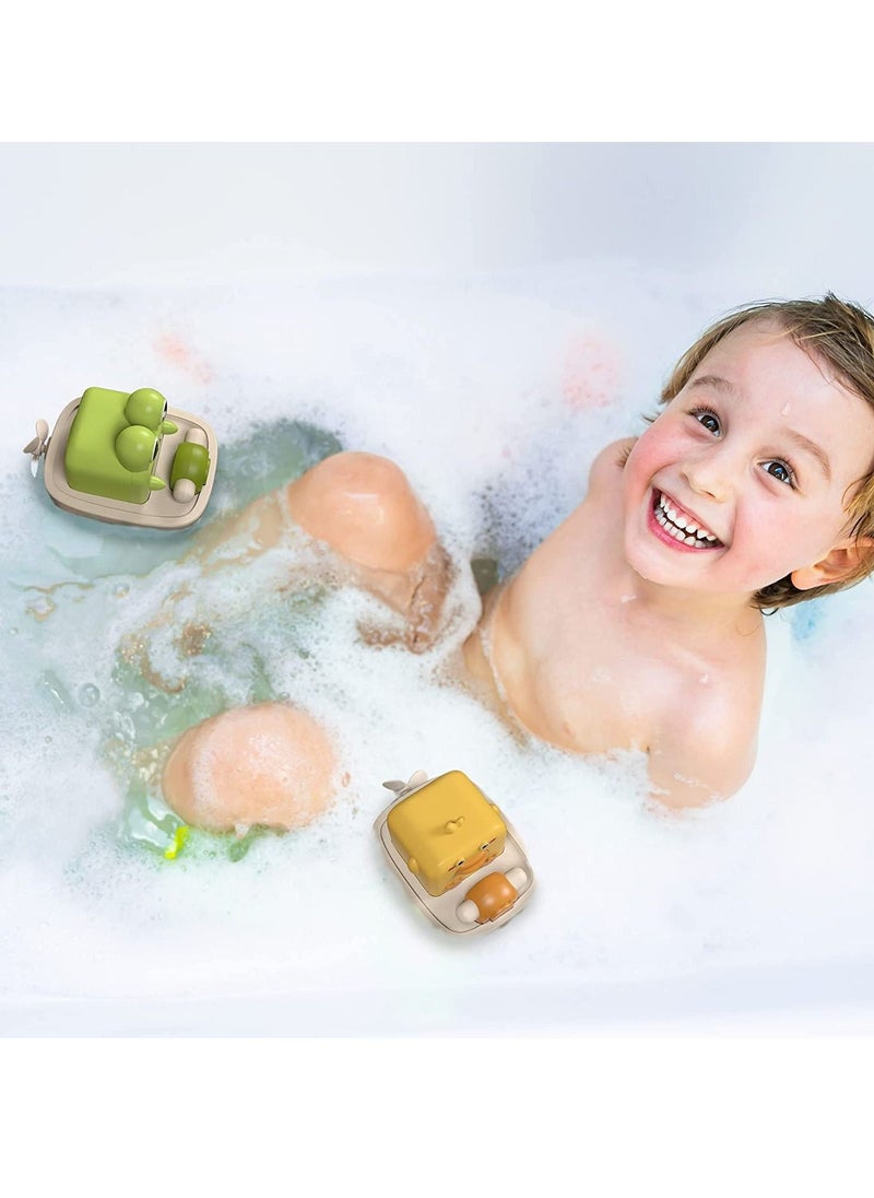 Excefore - Baby Bath Toys Floating Wind-up Toys Swimming Pool Games Water Play Gift for Bathtub Shower Beach Infant Toddlers Kids Boys Girls Age 1 2 3 4 5 6 Years Old - Image 1