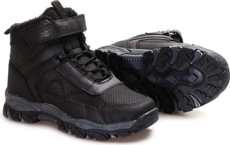 Fast Step Fast Step Unisex Children's Woolen Water and Cold Resistant Velcro Daily Sports Boots 868SXCA07