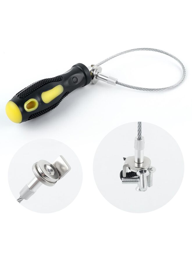 Generic Strong Magnetic Oil Drain Plug Remover Tool Wrench Magnetic Sump Plug Removal Pick Up Tool 13 inches  - Image 1