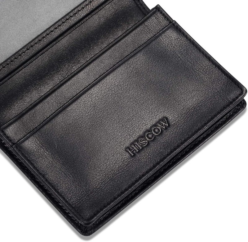 HISCOW Leather Business Card Case Holder for Men & Women, Italian Calfskin - Image 5
