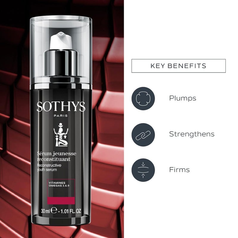 SOTHYS Reconstructive Youth Serum Face Serum with Vitamins and Hyaluronic Acid for AntiAging Wrinkle Reduction For All Skin Types - Image 5
