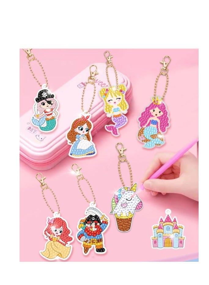 Astronaut Children's Diamond Brick Painting Toy DIY Sticker Puzzle Gift Box - Image 3