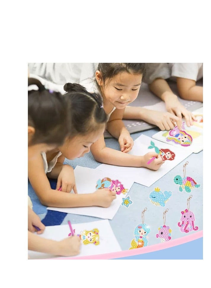 Astronaut Children's Diamond Brick Painting Toy DIY Sticker Puzzle Gift Box - Image 4