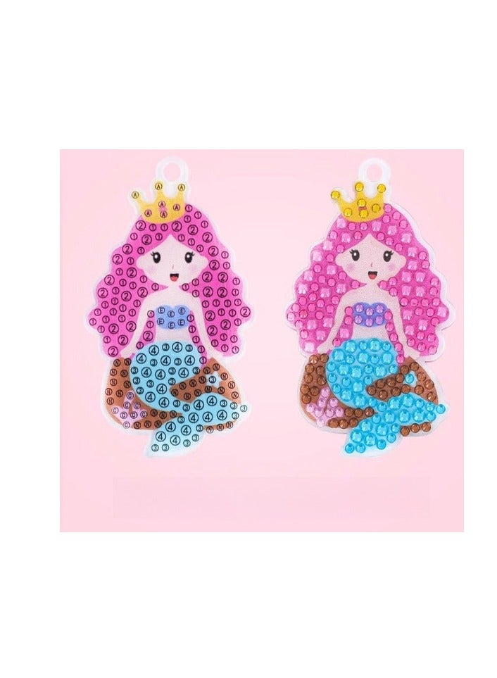 Astronaut Children's Diamond Brick Painting Toy DIY Sticker Puzzle Gift Box - Image 5