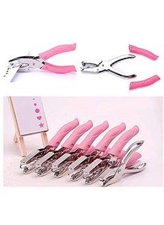 KASTWAVE Punch Small Mini Tiny Heart Shaped Hole Paper Punch Puncher with Pink Soft Handheld Grip for DIY Craft Paper Tags Clothing Ticket Scrapbook Tool  - Image 5